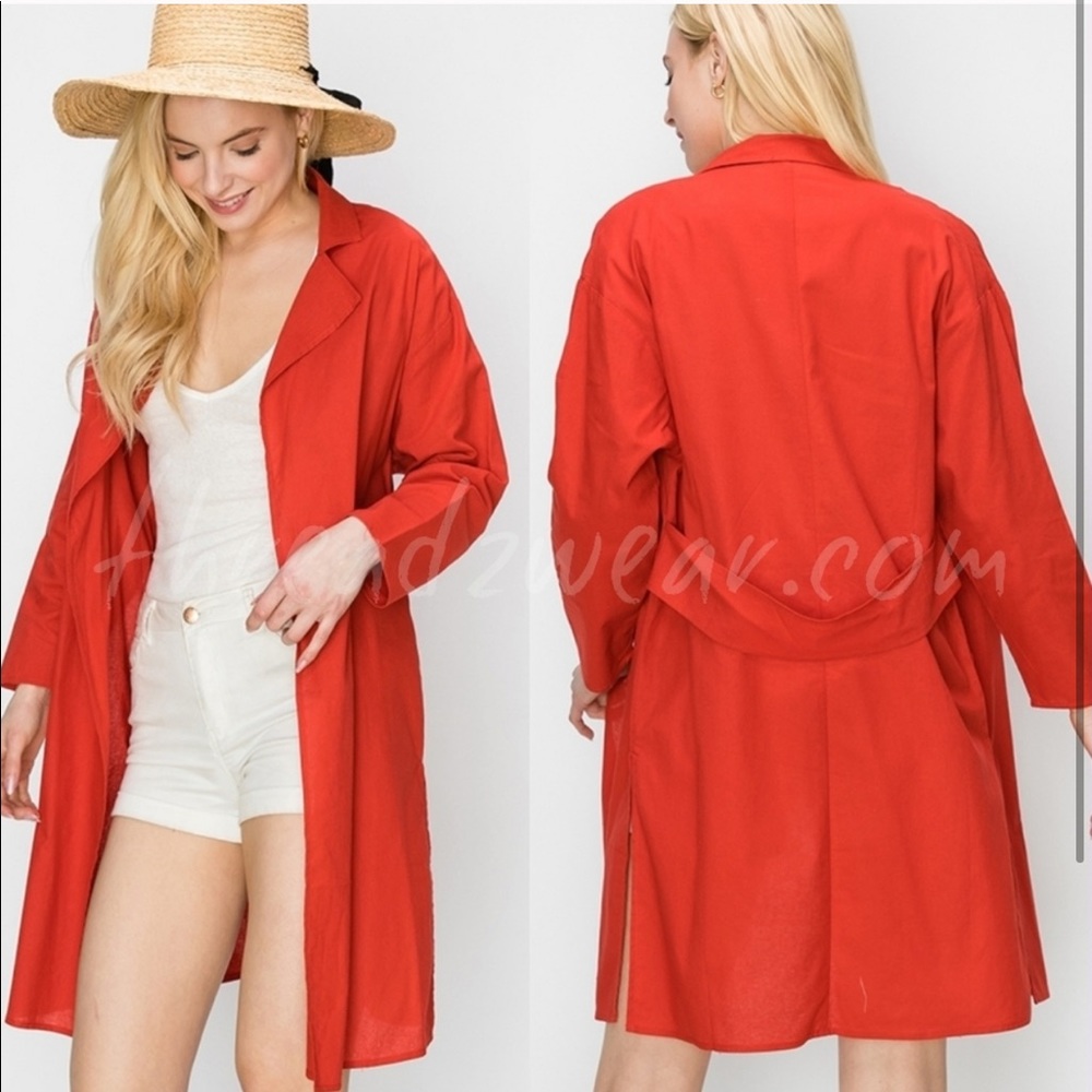 Belted cardigan